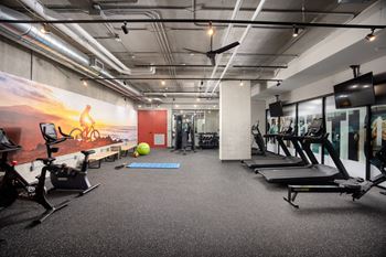 Well-equipped fitness facility